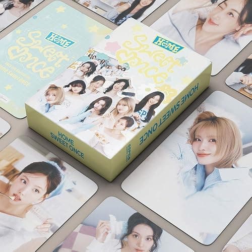 Twice Photocards 2025 New Lomo Cards,Twice Cards for Gift and Fans Collection (55PCS-Yellow) thumbnail 2