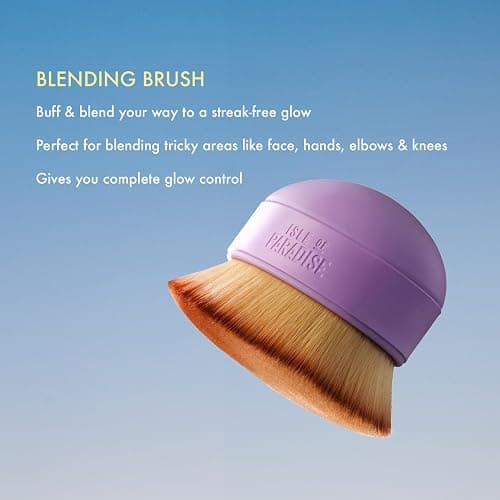 Isle of Paradise Shape and Glow Self Tan Blending Brush - Palm Sized, Streak Free Applicator for Face and Body thumbnail 4