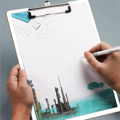 Dry Erase Clipboards, HERKKA 32 Pack Hardboard Office Whiteboard Clipboards Low Profile Clip Standard A4 Letter Size, ECO Friendly, Size 12.5 x 9 Inch thumbnail 7