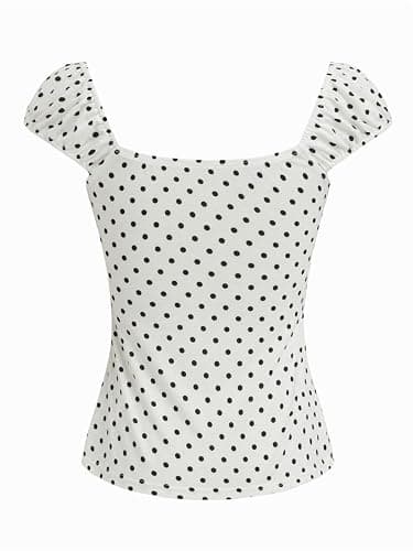 Alyweatry Women Y2k Coquette Shirt Cute Short Sleeve Vintage Fairy Grunge Aesthetic Ruffle Crop Top 90s Preppy Clothes thumbnail 2