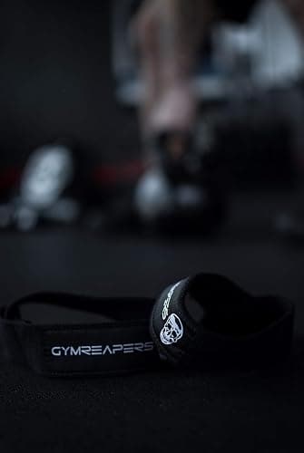 Gymreapers Lifting Wrist Straps for Weightlifting, Bodybuilding, Powerlifting, Strength Training, & Deadlifts - Padded Neoprene with 18 inch Cotton thumbnail 7