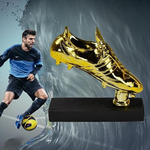 Yiwoop Golden Boot Glove Trophy Award Shoes Replica The Best Player Trophy Cup Fans Souvenir Collectibles thumbnail 4