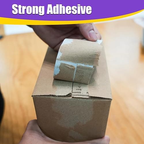 STIKPACK 2 Rolls Yellow Duct Tape, Heavy Duty Strong Industrial Colored Duct Tape 9mil x 2inch x 25yds Flexible, No Residue, Waterproof and Tear by Hand, Multi-Use for Indoor & Outdoor Repairs thumbnail 9