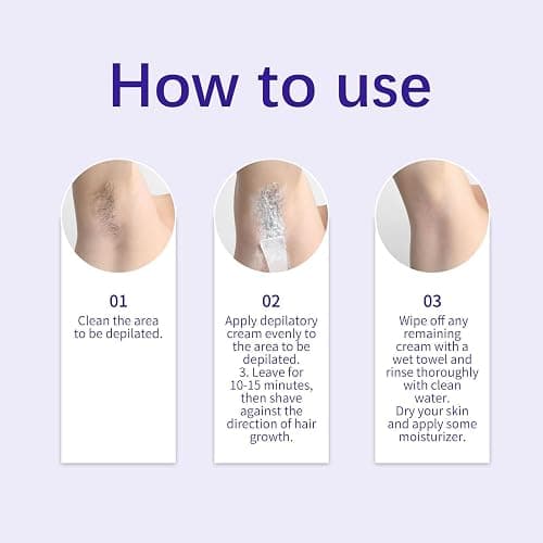 2 Pcs Hair Removal Cream,Body Hair Removal Cream Sensitive Skin,Gentle and Effective Depilatory Formula for Smooth Skin,Ideal for Legs, Arms, and Bikini Area thumbnail 4