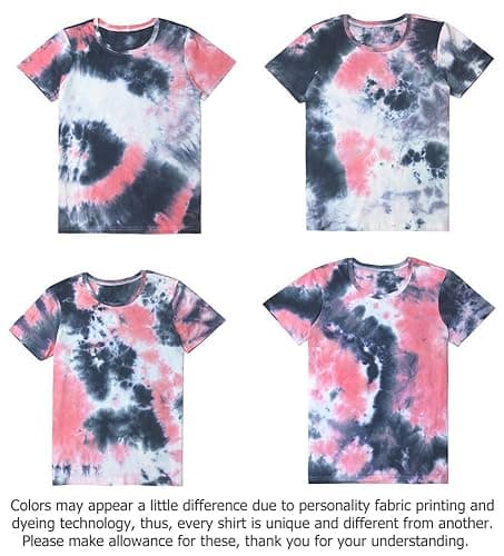 BLACKOO Women Faith Round Neck Graphic T Shirts Cute Funny Tops - Small - Tie Dye 06 thumbnail 3