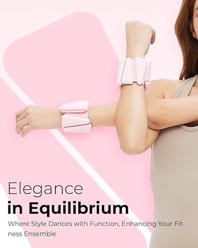 kure.fit Pilates Weight | Wrist & Ankle Weights for Women | Weighted Bangles | 1LB/ 2LB Each (Set of 2) thumbnail 2