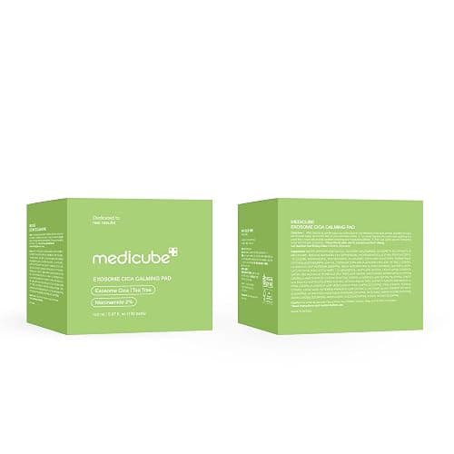 medicube Toner Pads Exosome CICA Tea Tree Calming Toner Pad for Sensitive Skin | Centella Asiatica for Redness, Breakouts | Low-irritating & Hydrating Care | Korean Skincare, 100 Pads (1 Pack) thumbnail 7