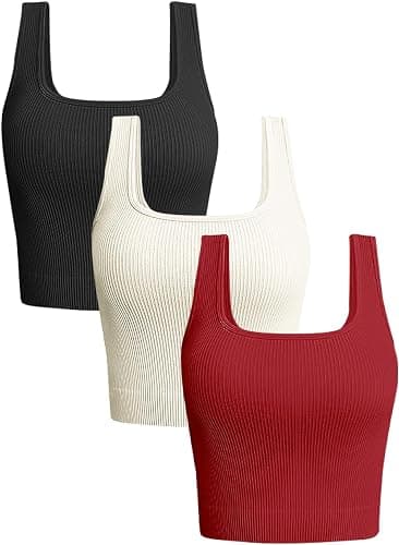 3 Pack Ribbed Tank Tops - Image 1