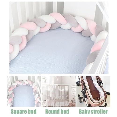 GYCF Knotted Cushion, Braided Knotted Cushion, Handmade Soft Knot Pillow, Cotton Bed Set All Round Braided Pillow for Room Bed, Decor Knot Pillow,A16,1.5 m thumbnail 4
