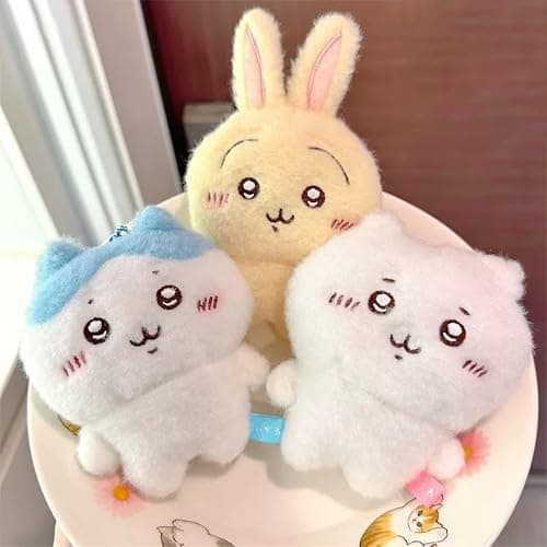 CYSNATU Cute Plush Keychain for Backpack, Purse Charm Keychain Accessories Pendant Gift for Fans thumbnail 2