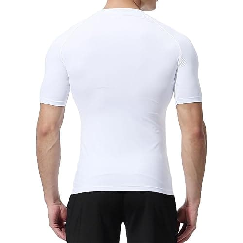 Towintec Men's Compression Shirts Workout Sports Short Sleeve Running Tops Cool Dry Tight T-Shirt Baselayer Gym Undershirts thumbnail 3