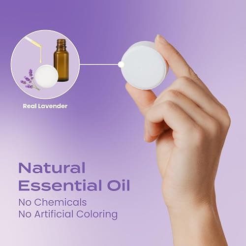Body Restore Shower Steamers Aromatherapy 15 Pack - Christmas Stocking Stuffers, Birthday Gifts for Women, White Elephant, Relaxation, Self Care for Men - Lavender thumbnail 2
