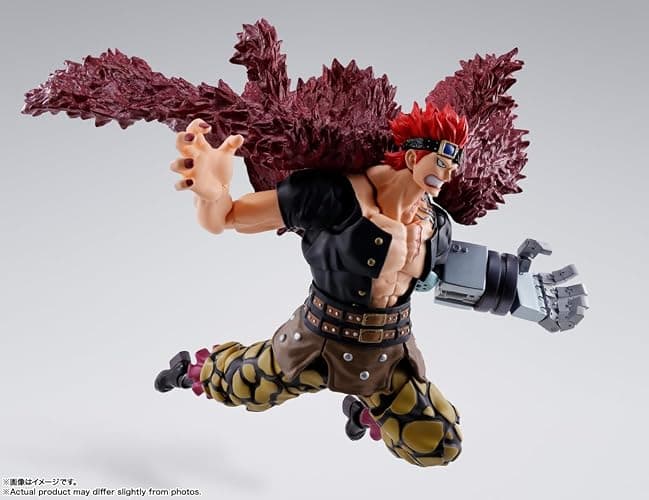 TAMASHII NATIONS - One Piece - Eustass Kid -The Raid on Onigashima- S.H.Figuarts Action Figure | One Piece The Raid on Onigashima 7 Inch Action Figure S.H. Figuarts - Eustass Kid thumbnail 6