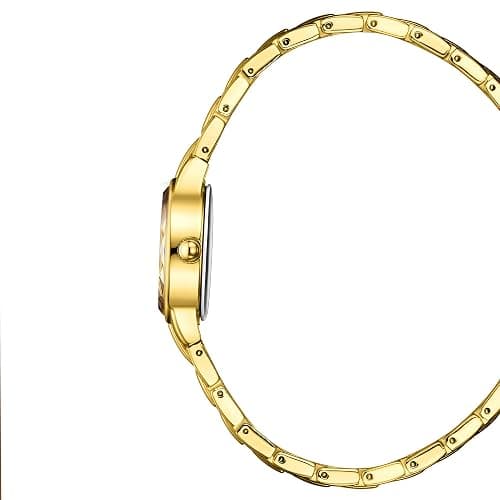 Diaofendi Gold Watches for Women Easy Read Ladies Quartz Wrist Watches with Small Vintage Bracelet thumbnail 2