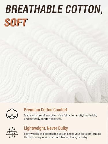 Rehelu Womens Scrunch Long Socks Retro Cute Cotton Slouchy Boot Socks Lightweight High Tube Slouch Sock for Women 3 Pairs thumbnail 3