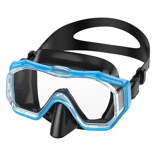 WSTOO Swim Goggles with Nose Cover to Prevent Water Inhaling, Anti-Fog Swimming Mask for Adults, Youth & Kids, in 2 Sizes - Image 1