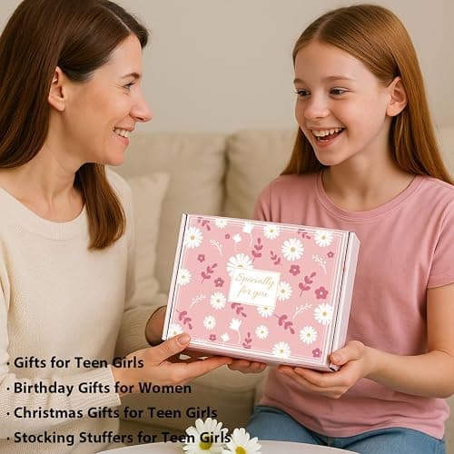 MHSMHL Gifts for Teen Girls, Teen Girl Gifts Trendy Stuff, Teenage Girl Gift, Birthday Christmas Gift for Teen Girls Daughter, Sister, Best Friend Basket for Women Sweet 16th 18th 21st Box Set thumbnail 7