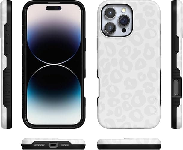 Casely iPhone 16 Pro Max Case | Into The Wild | White Snow Leopard | Bold Protective Case Design | Compatible with MagSafe thumbnail 9