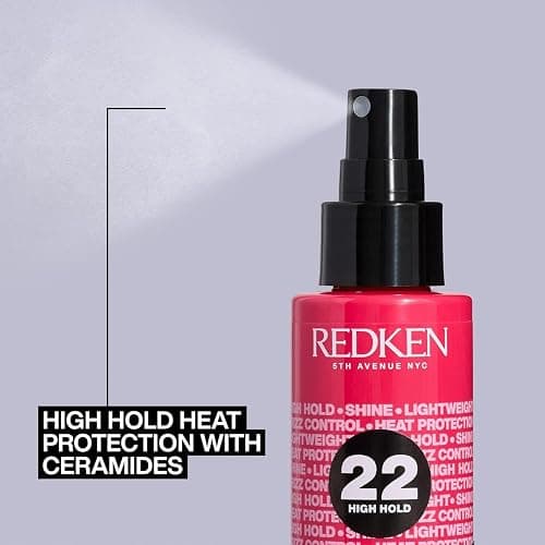 Redken Thermal Spray 22 High Hold - Thermal Heat Protectant and Setting Mist, For Curling and Flat Irons, Lasting Frizz Control & Protects Against Heat Damage thumbnail 6