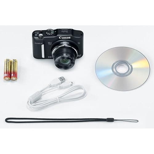 Canon PowerShot SX160 is 16.0 MP Digital Camera with 16x Wide-Angle Optical Image Stabilized Zoom with 3.0-Inch LCD (Black) (Renewed) thumbnail 4