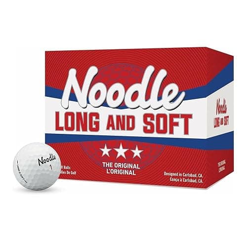 TaylorMade Noodle Long & Soft Golf Balls, Ultra-Soft 34 Compression Core, Great Feel and Increased Spin, Patented Dimple Design for Straighter Flight - Image 1