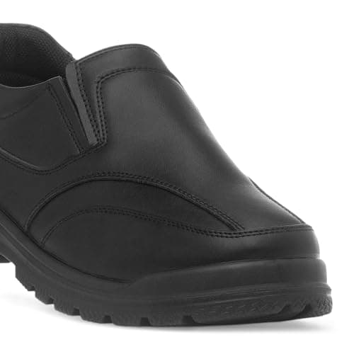 Trux Boys Black Slip On School Shoes thumbnail 6