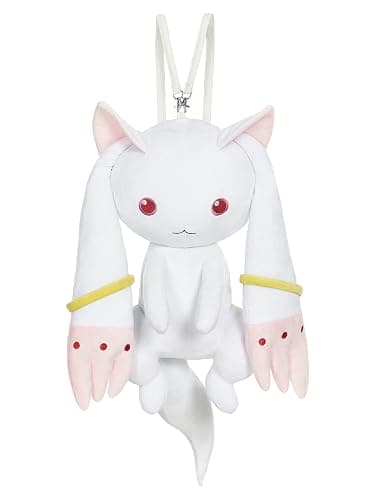 Micotaku Women Backpack Puella Magi Madoka Magica Officially Licensed Cute Kyubey Backpack - Image 1