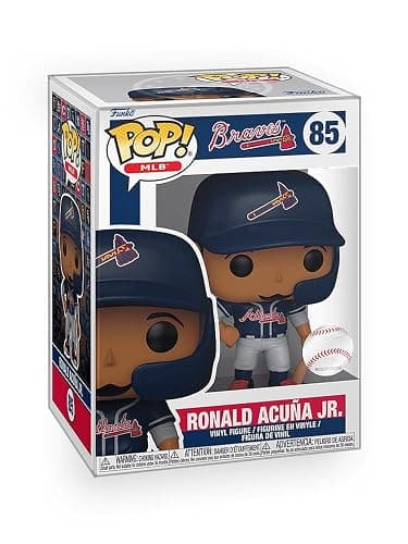 Epic Collectibles Pop Baseball: Braves - Ronald Acuna Jr. Vinyl Figure | Bundled with Box Protector Compatible for Funko - Image 1