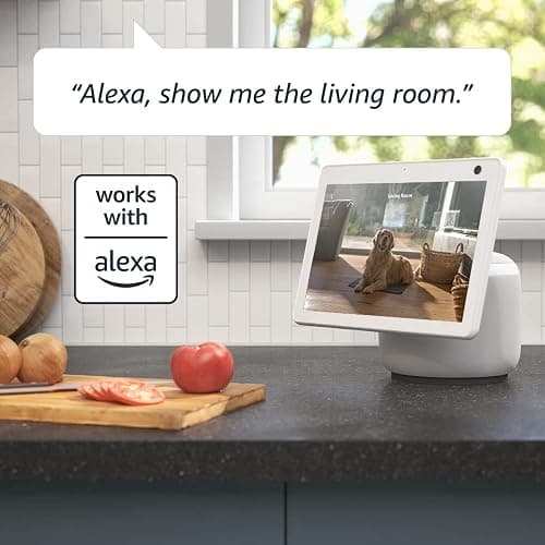 Blink Mini Pan-Tilt Camera (newest model), Rotating indoor plug-in smart security camera, two-way audio, HD video, motion detection, Works with Alexa (White) thumbnail 4