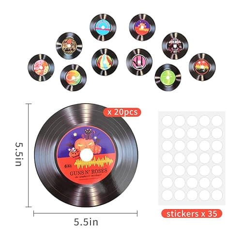 VYNYJOAN CD Wall Collage Kit Aesthetic Pictures 20pcs CD Album Cover Posters Room Decor thumbnail 8