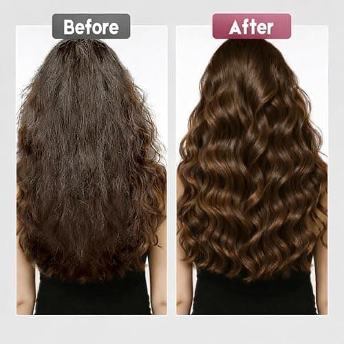 Vented Curl Defining Brush, Detangling & Clump-Forming Styling Brush for Wavy Curly Coily Hair, Wet/Dry, Anti-Frizz, Rounded Tips, Non-Slip Handle (Pink) thumbnail 4