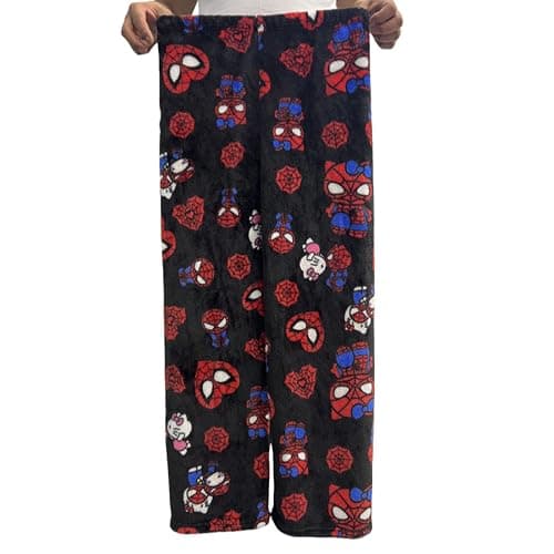 Fpvcqnm Halloween Kawaii Pajamas Pants Flannel Casual Sleep Spider Pajama Pants Cartoon Anime Pajama for Women Men thumbnail 2