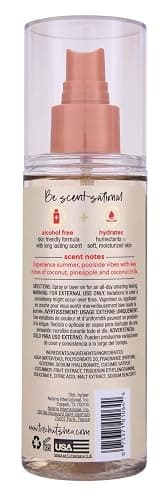 Tree Hut Coco Colada Hair & Body Mist, Hydrating & Alcohol-Free Body Spray, Summer Scent, Fragrance with Coconut and Pineaple Notes, 6 Fl Oz. thumbnail 3