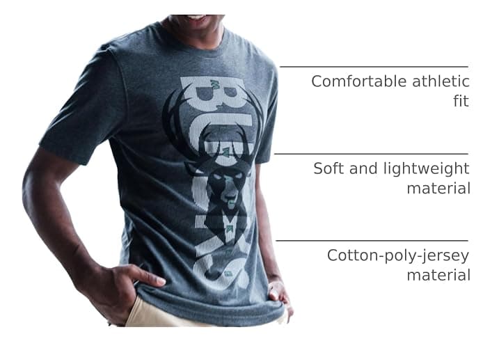 Ultra Game Men's NBA Official Super Soft Game Day T-Shirt thumbnail 5