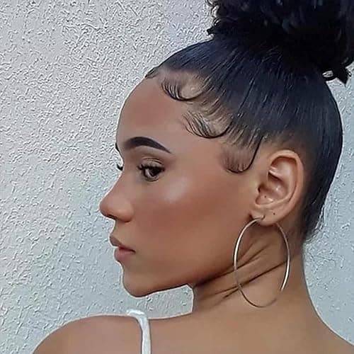 5 Styles Hairline Tattoo Aufkleber, Baby Hair Edge Temporäres lockiges Haar, wasserdicht dauerhafte Temporäre Kanten Pony Tattoo Aufkleber, Fake Tattoo DIY Hairstyling Friseursalon thumbnail 5