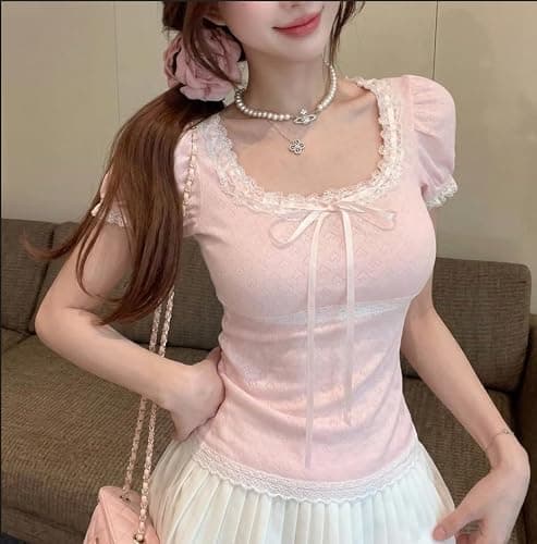 Women's Cutecore Kawaii T-Shirt Y2K Harajuku Graphic Tee for Teens Alt Emo Aesthetic Tops 2000s Clothing for Girls thumbnail 3