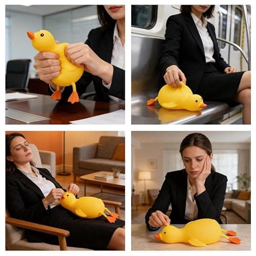 Stretchy Stress Relief Balls ,Duck Squeeze Ball Squishies Fidget Toys for Kids and Adults,Duck Squeeze Ball Squishies Fidget Toy,Party Favors Birthday Gifts thumbnail 7