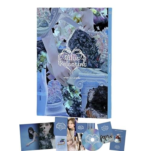 NMIXX Blue Valentine 1st Full Album [Blue Ver.] Photobook + CD + 3 Photocard + Postcard + ID Photo + Poster - Image 1