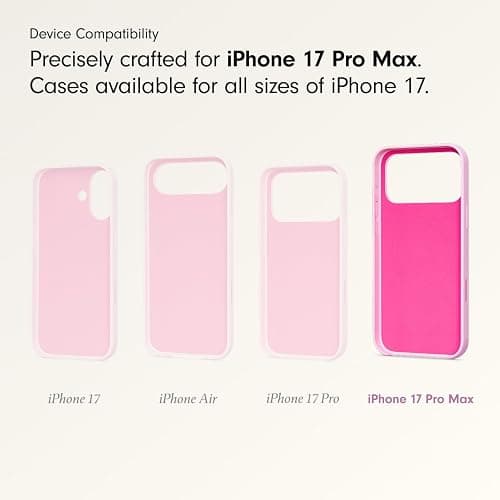 Beats iPhone 17 Pro Max Case with MagSafe & Camera Control, Matte Finish, Microfiber Lining – Pebble Pink thumbnail 3