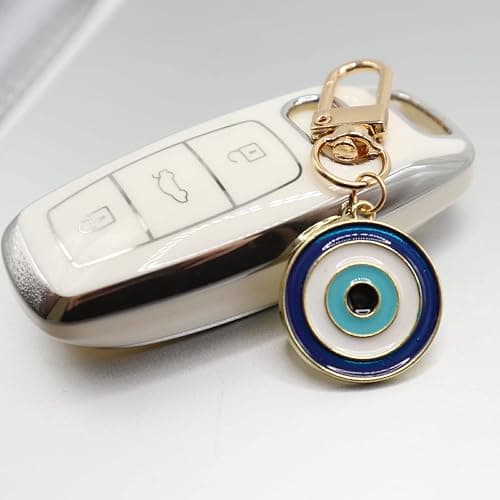 MyfavoriteK Cute Evil Eye Keychain for Women Good Luck Charms Key Chain for Car Keys Holder Bag Purse Backpack thumbnail 3