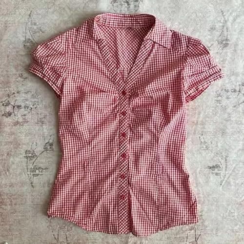 Grunge Emo Goth Shirts Y2k Lace Bow Coquette Babydoll Tops Women Vintage Graphic Tee 2000s Summer Crop Tops thumbnail 3