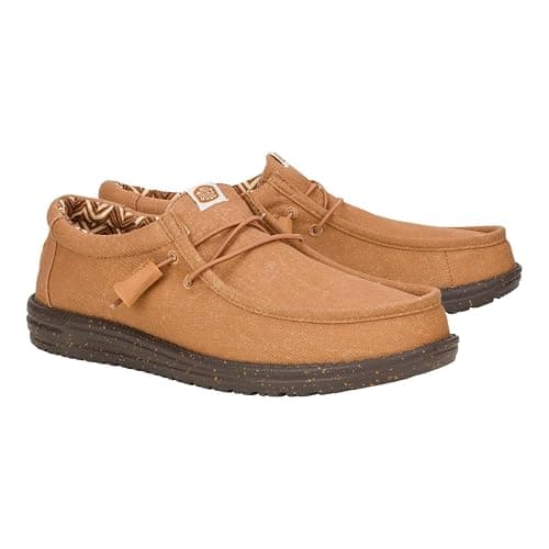HEYDUDE Men’s Wally Stretch Canvas Loafers | Comfortable Lightweight Slip-On Shoes for Men | Casual Walking, Travel & Everyday Comfort thumbnail 4
