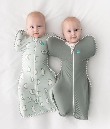 Love to Dream Swaddle UP, Baby Sleep Sack, Self-Soothing Swaddles for Newborns, Get Longer Sleep, Snug Fit Helps Calm Startle Reflex, New Born Essentials for Baby, 1.0 TOG, 13-19 lbs, Deep Olive thumbnail 8