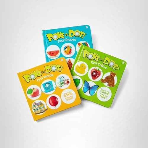 Melissa & Doug Poke-a-Dot! 3Pk First Words, Shapes & Colors, Interactive Children's Board Books with Buttons to Pop, Educational Sensory Toy for Toddlers & Preschoolers Ages 1+ thumbnail 10