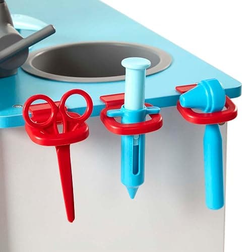 Melissa & Doug Wooden Get Well Doctor Activity Center - Waiting Room, Exam Room, Check-In Area - FSC Certified thumbnail 5