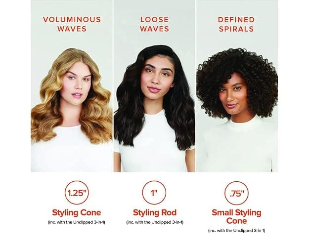 Paul Mitchell Express Ion 3-in-1 Curling Wand thumbnail 5