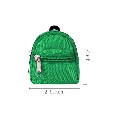 SOTOGO 10 Pieces Doll Zipper Backpack Mini Baby Dolls Backpack Girl Dolls Accessory Bags and American Doll Accessories thumbnail 3