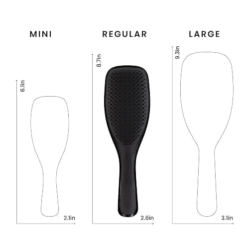 Tangle Teezer Ultimate Detangler Curly Hair Brush, 3C to 4C, Black | Patented two-tier, firm-flex teeth detangle, reduce breakage & frizz on wet or dry hair; hairbrush for curly to coily hair thumbnail 8