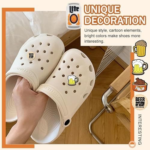 RAXLUPO 19 Pièces Applicable à Crocs Accessoires PVC Shoe Charms Charmes de Chaussure Chaussures Clips Décoration Mignon Charmant Chaussures Accessoires pour Chaussures thumbnail 5