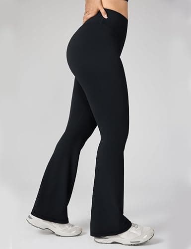 UNISSU Hugcurve No Front Seam High Waisted Flare Leggings for Women Bootcut Yoga Pants Buttery Soft - 29.5''/31.5''/33.5'' thumbnail 2